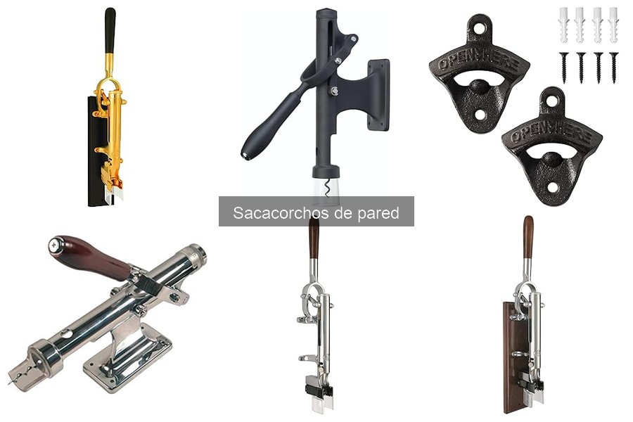Mejores sacacorchos de pared para tu hogar en 2023