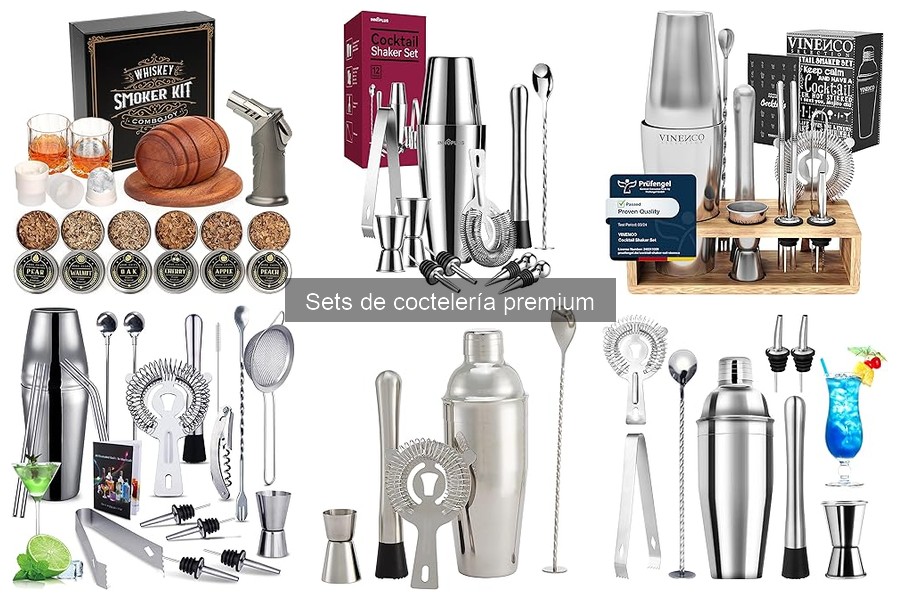 Mejores sets de coctelería premium para principiantes