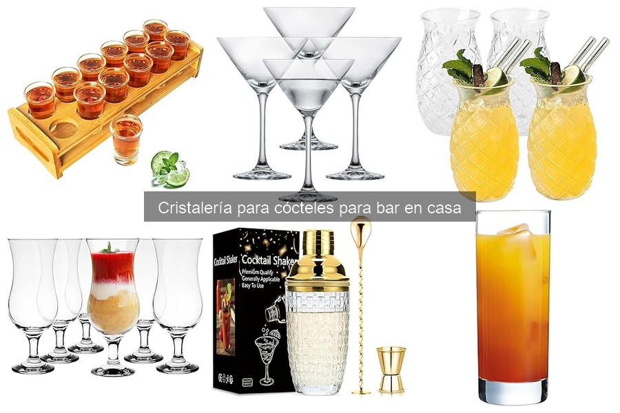 Mejores sets de cristalería para bar en casa
