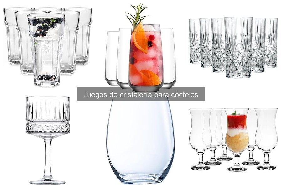 Mejores sitios para comprar cristalería de cócteles baratos