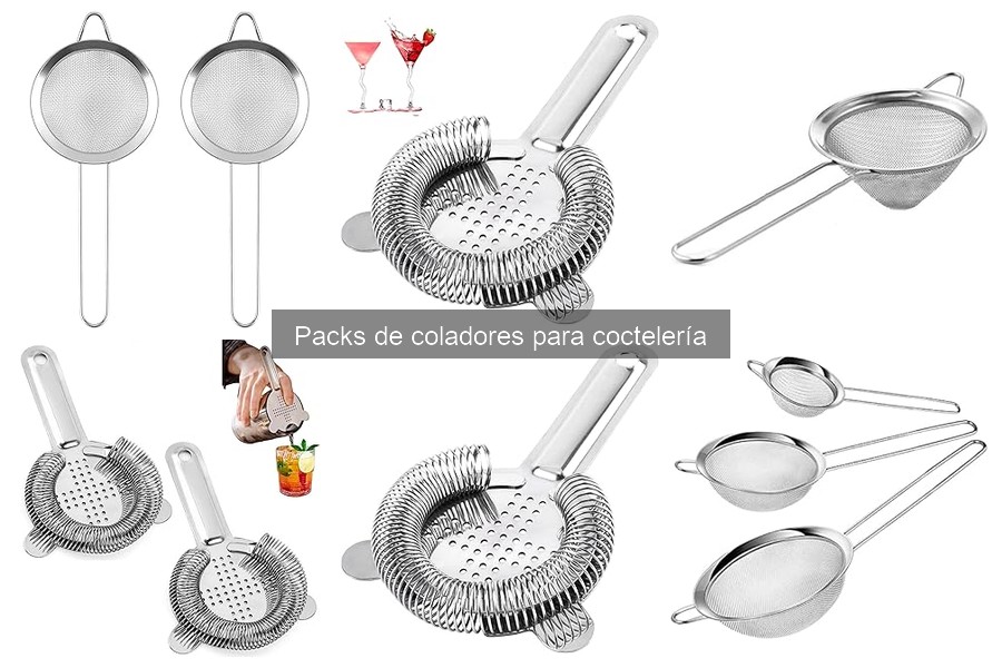 Mejores sitios para comprar packs de coladores de coctelería