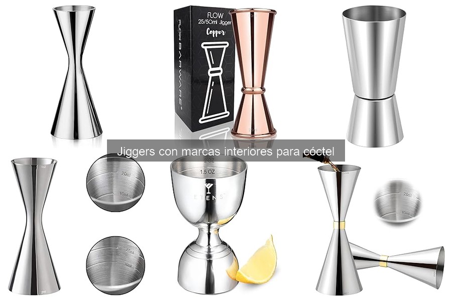 Mejores técnicas de medición con jiggers para coctelería