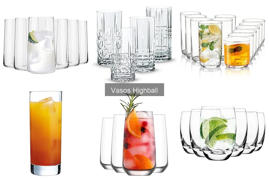 Mejores vasos highball para cócteles en casa: comparativa
