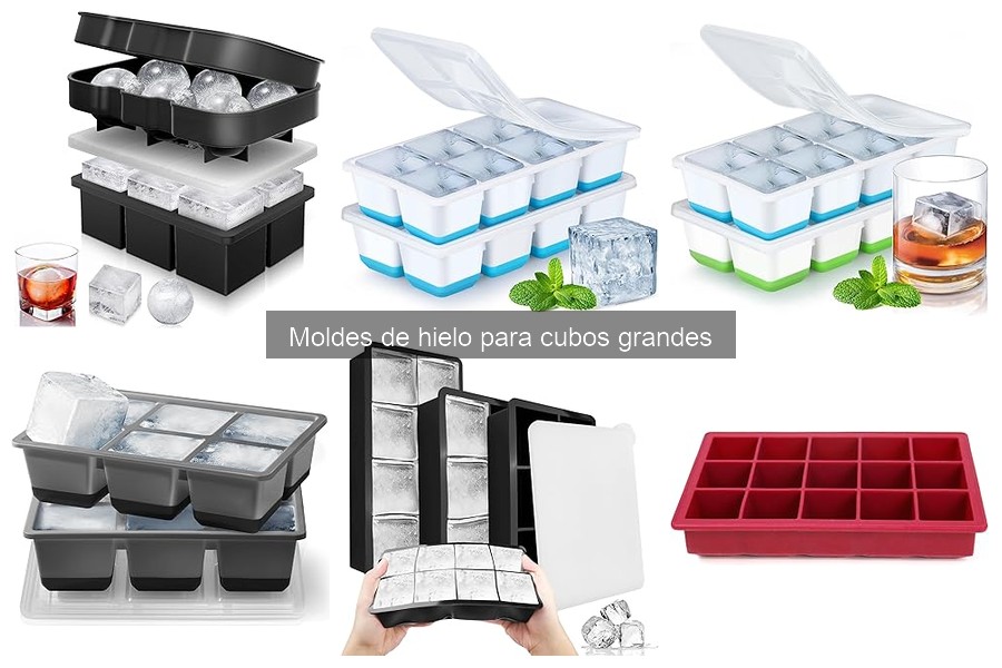 Métodos para desmoldar cubos de hielo grandes fácilmente