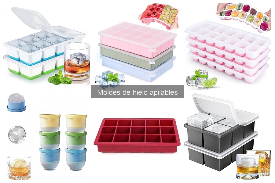 Moldes de hielo apilables económicos: las mejores opciones