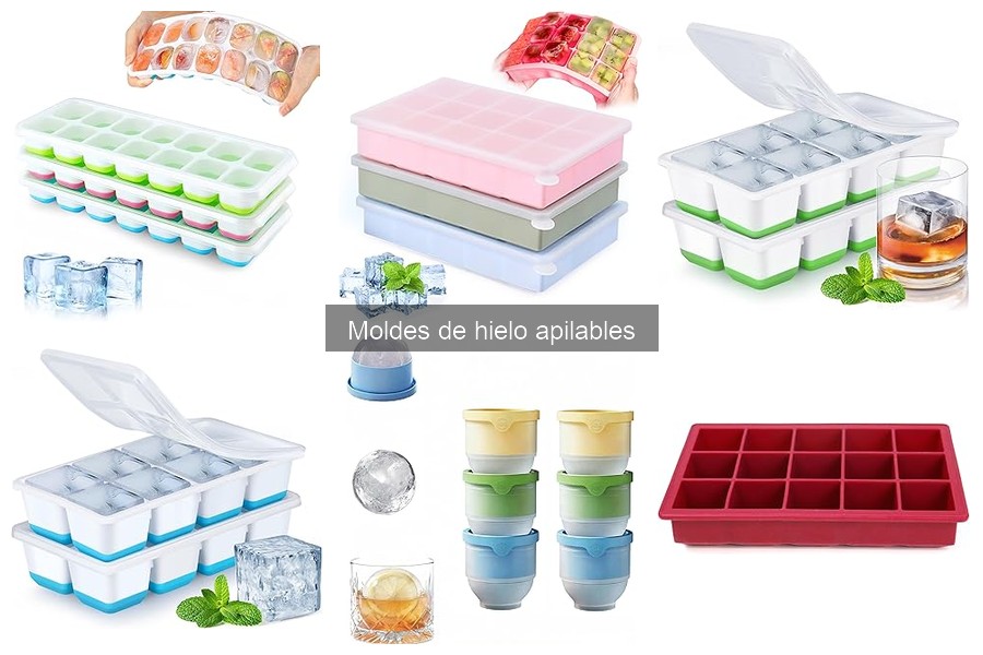 Moldes de Hielo Apilables: ¿Fáciles de Almacenar?