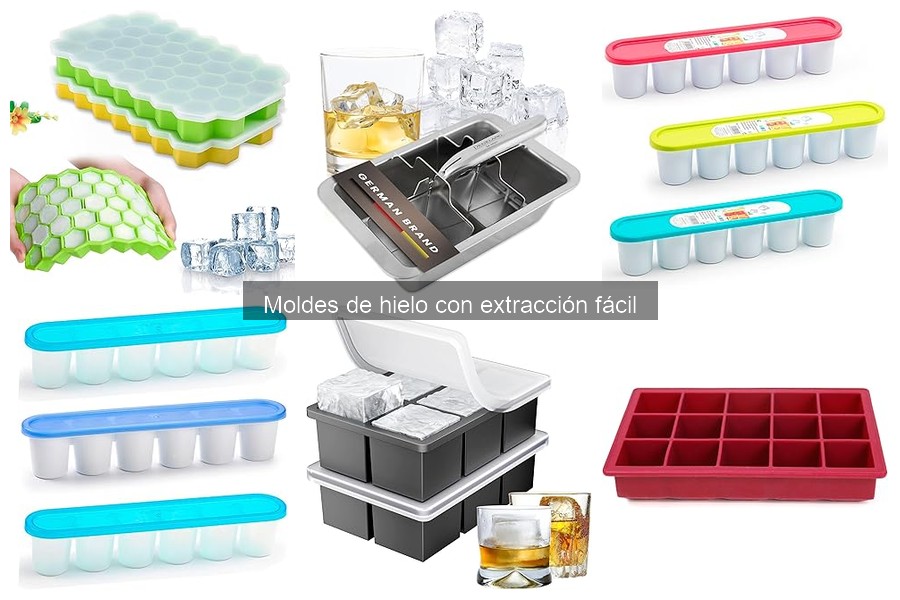 Moldes de hielo con extracción fácil: ¿Qué son y ventajas?