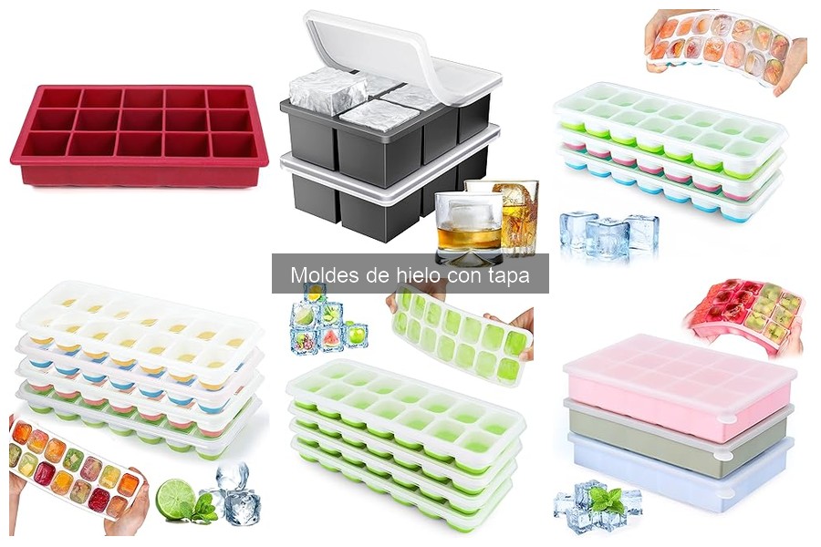 Moldes de hielo con tapa: ¿Son más eficientes que los tradicionales?