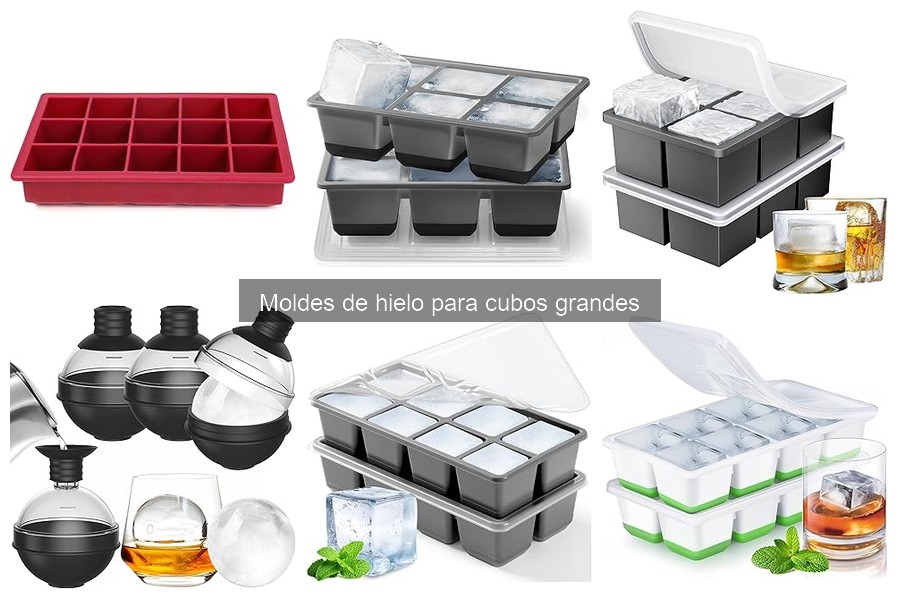 Moldes de hielo para cubos grandes: Todo lo que necesitas saber