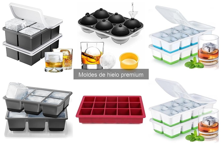 Moldes de Hielo Premium: Textura y Sabor del Hielo