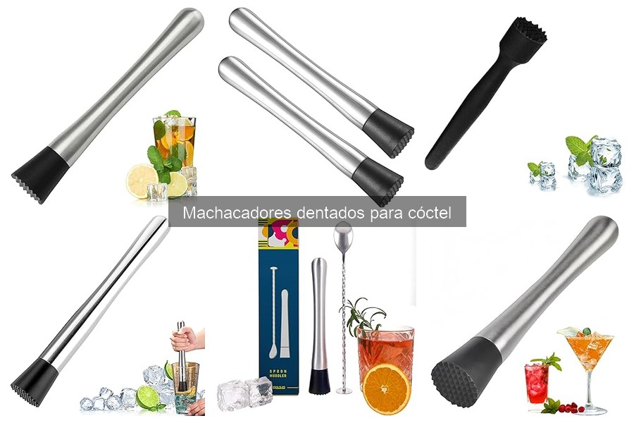 Ofertas en machacadores dentados para cócteles