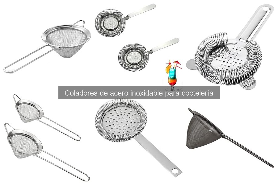 Opiniones de Coladores de Acero Inoxidable para Coctelería