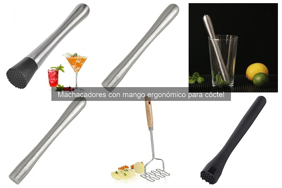 Opiniones de machacadores ergonómicos para cócteles