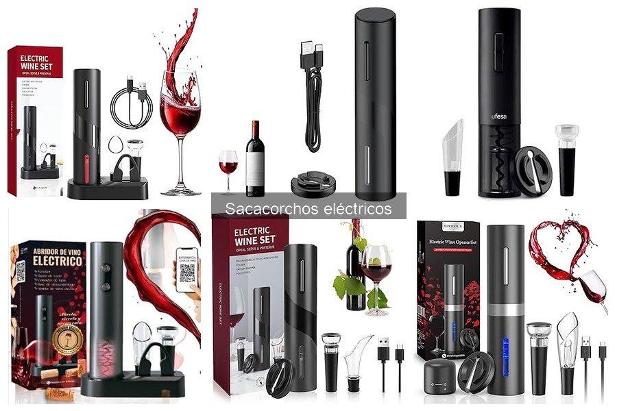 Opiniones de Sacacorchos Eléctricos: Top 3 Modelos