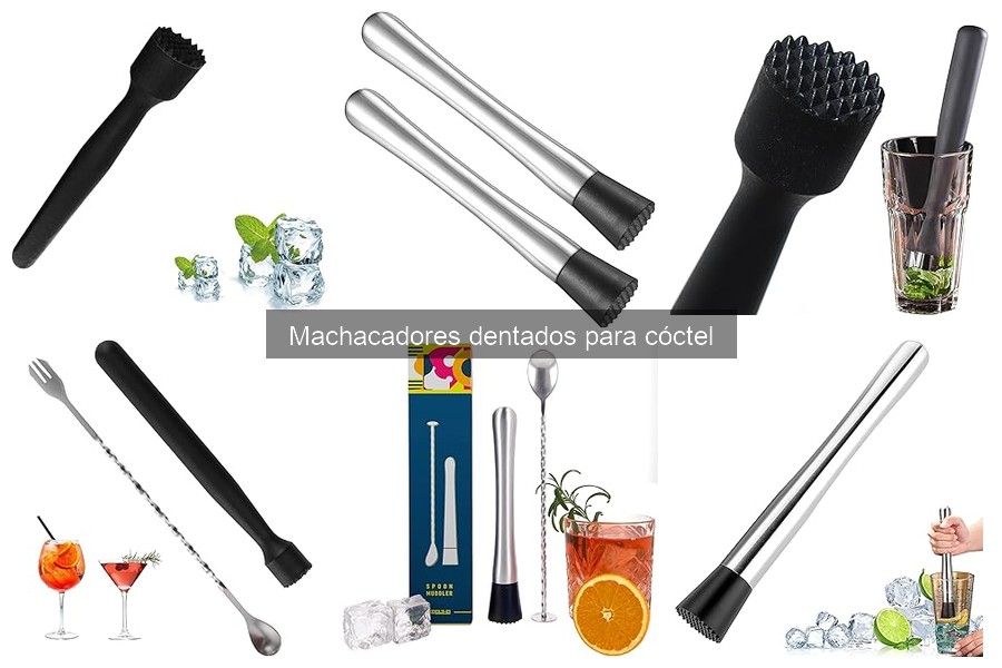 Opiniones de usuarios sobre machacadores dentados para cócteles