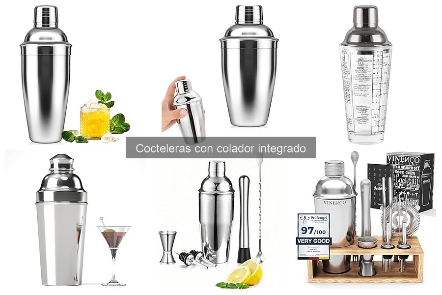 Opiniones sobre cocteleras con colador integrado