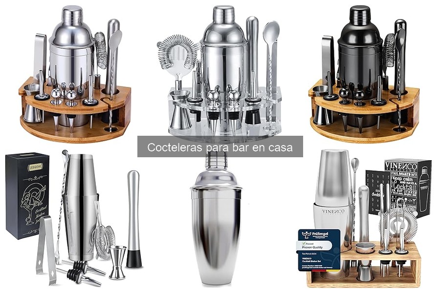 Opiniones sobre Cocteleras para Bar en Casa: Mejores Modelos