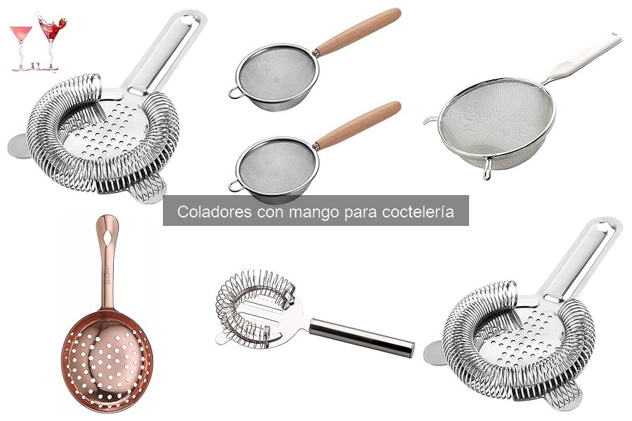 Opiniones sobre coladores con mango para coctelería