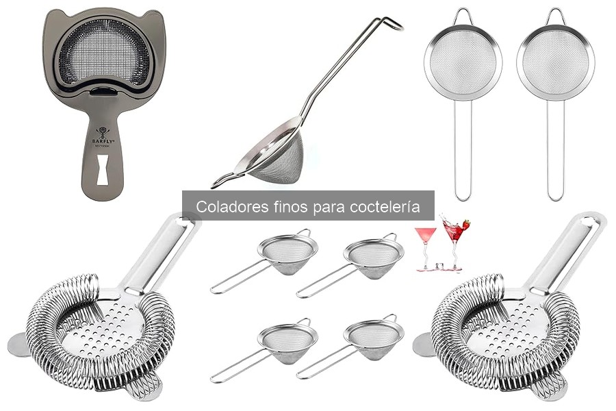 Opiniones sobre coladores finos para coctelería