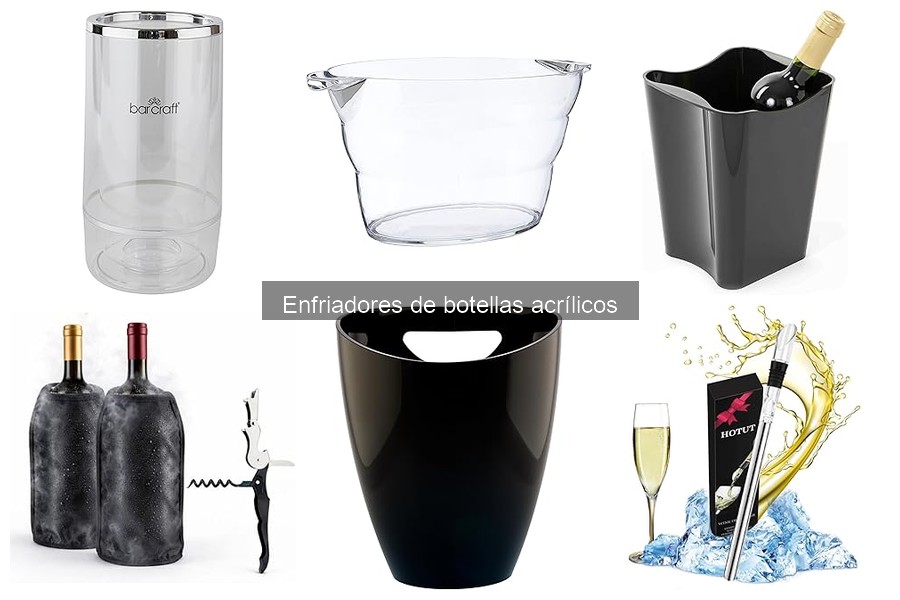 Opiniones sobre enfriadores de botellas acrílicos