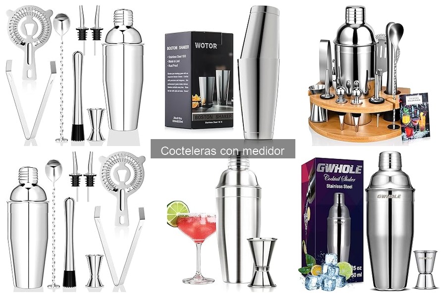 Opiniones sobre las mejores cocteleras con medidor