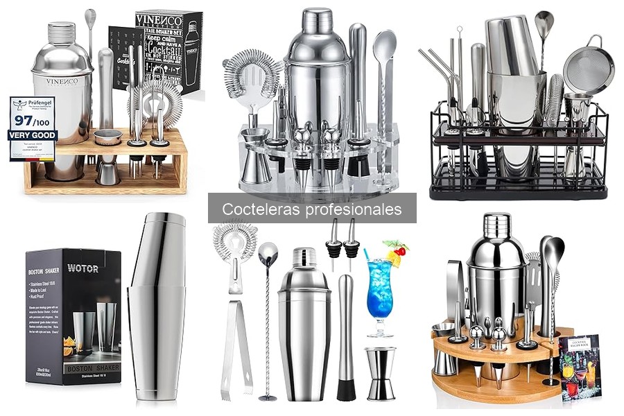 Opiniones sobre las Mejores Cocteleras Profesionales