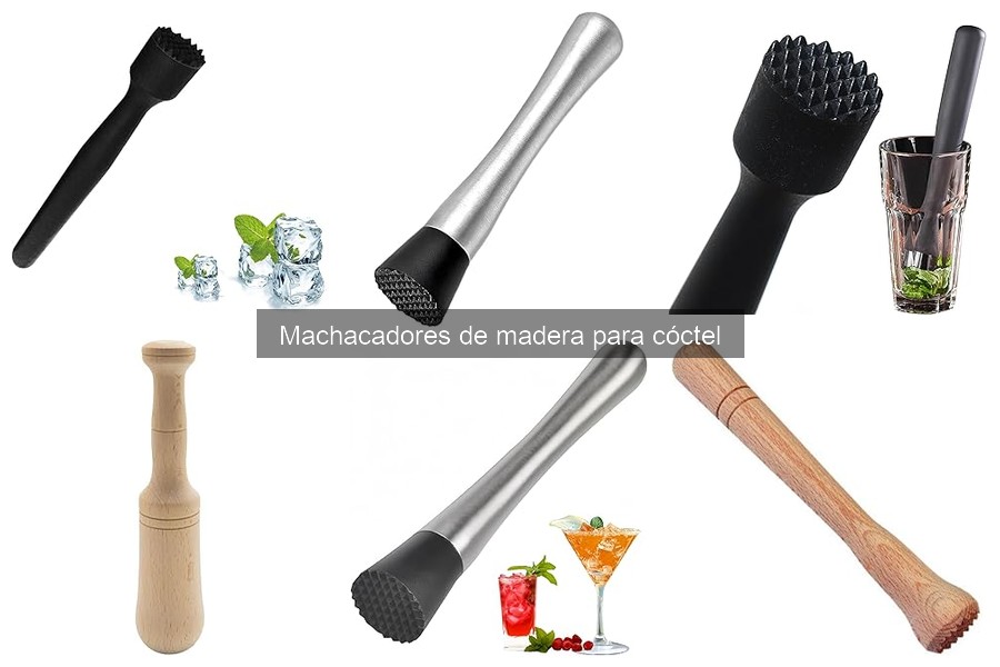 Opiniones sobre los mejores machacadores de madera para cócteles
