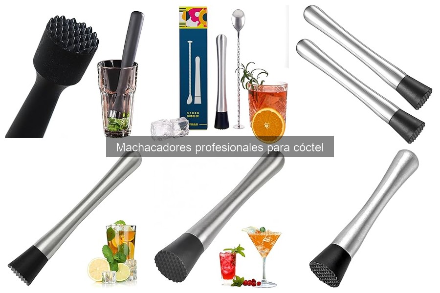 Opiniones sobre los mejores machacadores profesionales de cóctel
