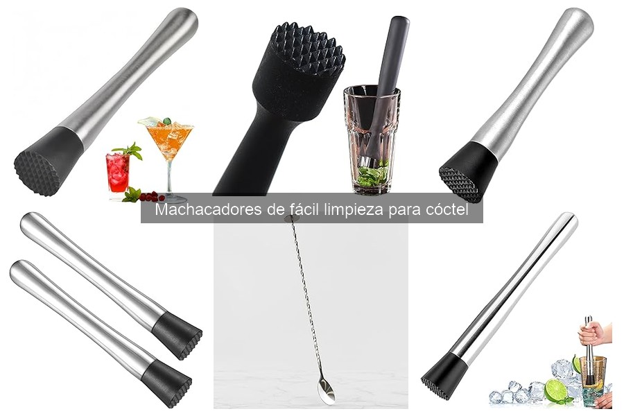 Opiniones sobre machacadores de fácil limpieza para cócteles