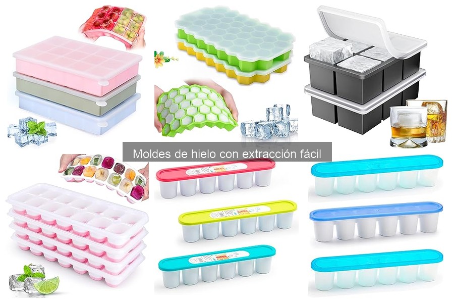 Opiniones sobre Moldes de Hielo con Extracción Fácil