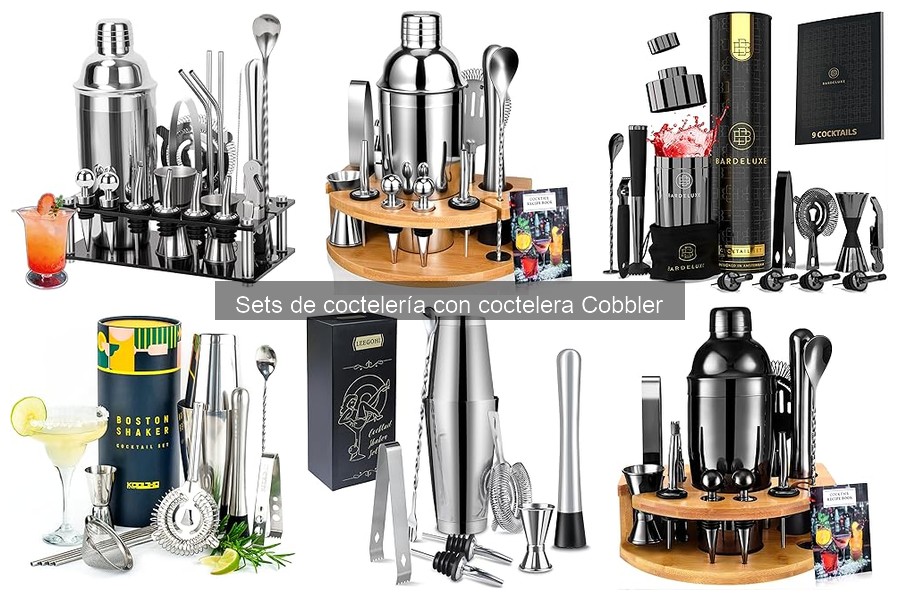 ** Opiniones sobre sets de coctelería con coctelera Cobbler