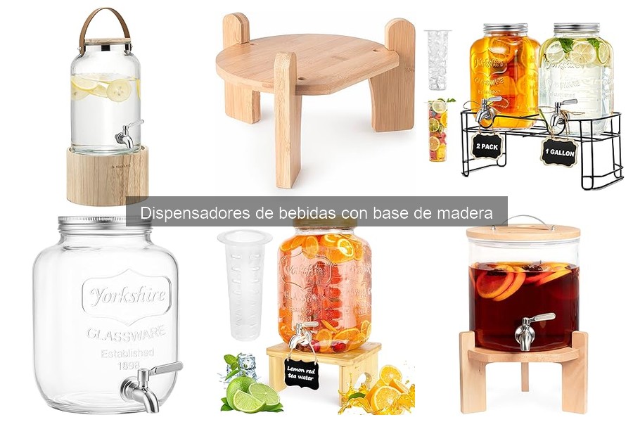Personaliza tu dispensador de bebidas de madera fácilmente
