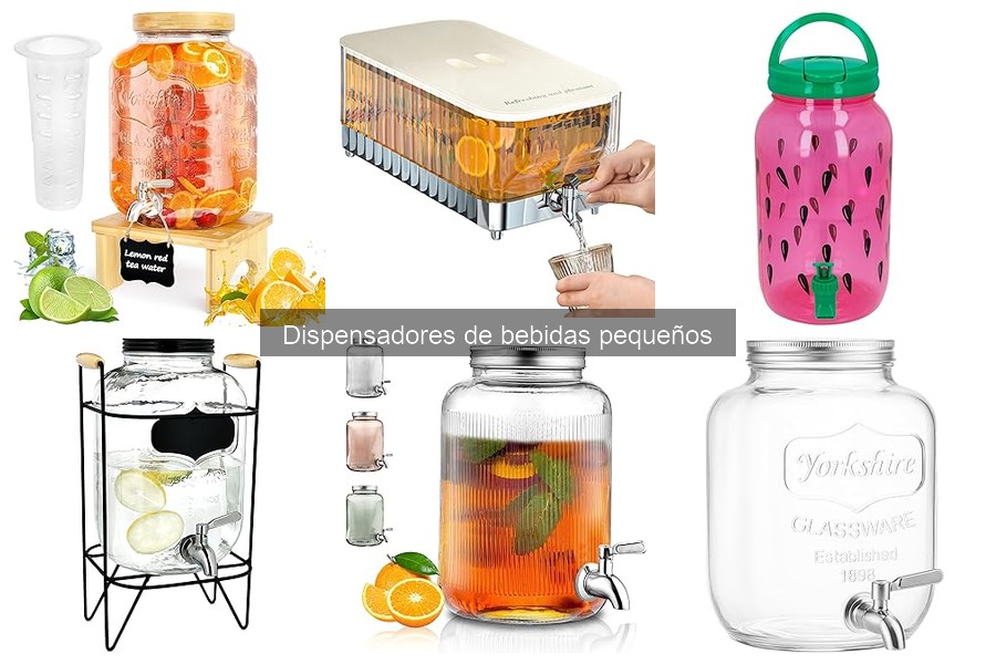 Personaliza tu dispensador de bebidas pequeño con estilo