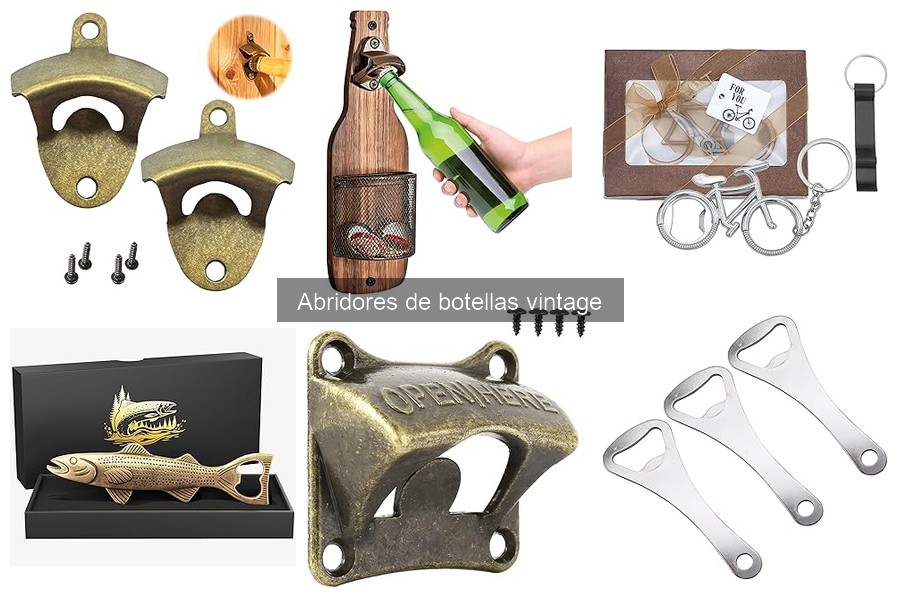 Personaliza tus Abridores de Botellas Vintage con Estilo