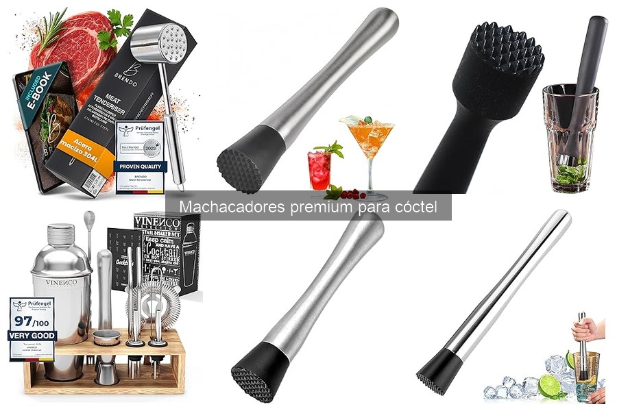 ¿Por qué elegir un machacador premium para cócteles?