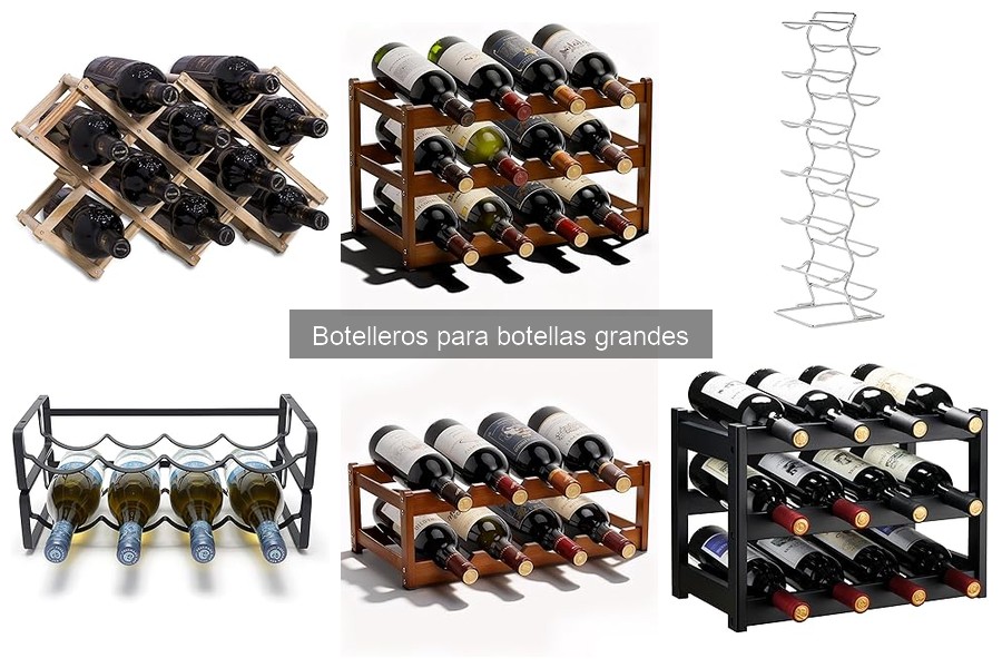 Precios de botelleros para botellas grandes y dónde comprarlos
