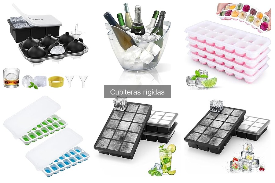 Precios de cubiteras rígidas y dónde comprarlas