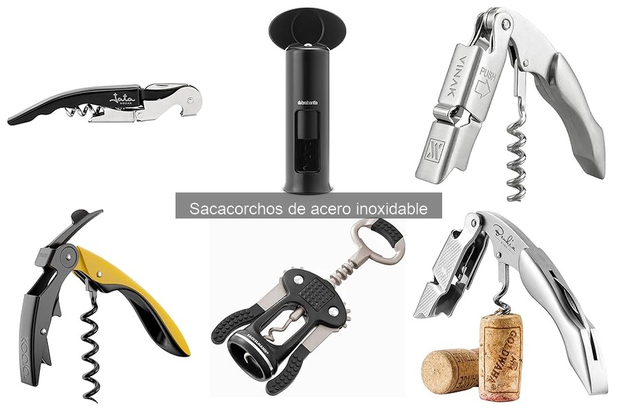 Precios de Sacacorchos de Acero Inoxidable en Amazon