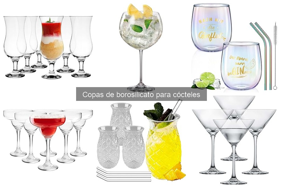 Preguntas frecuentes sobre copas de borosilicato para cócteles