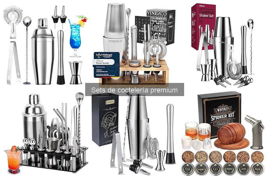 Preguntas frecuentes sobre sets de coctelería premium