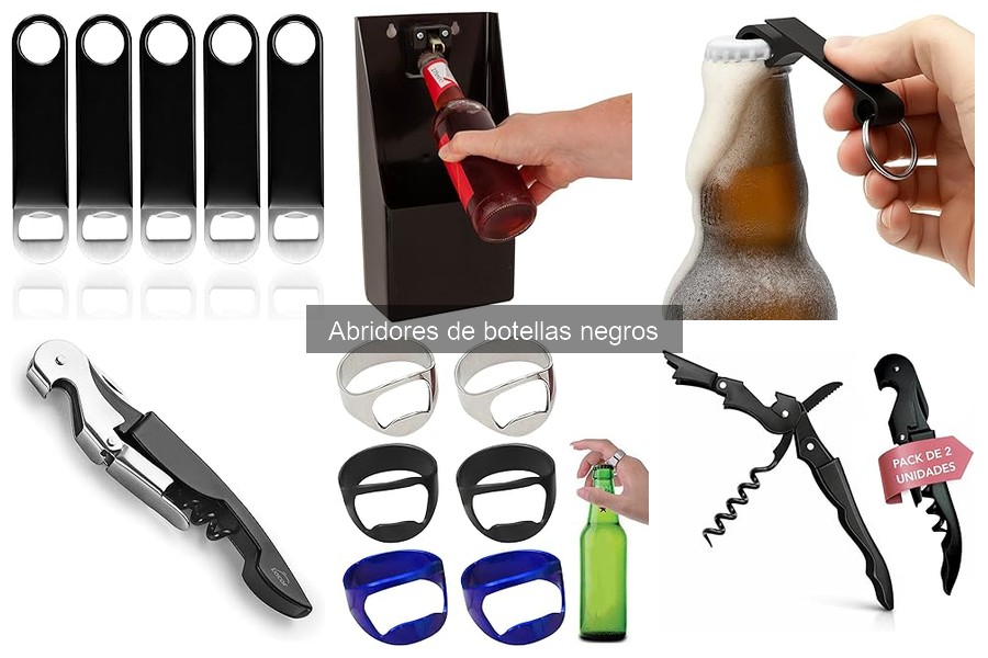 Problemas comunes al usar abridores de botellas negros