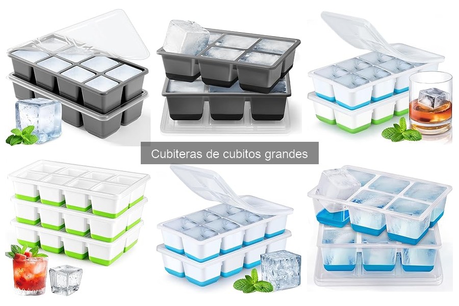 Problemas comunes al usar cubiteras de cubitos grandes