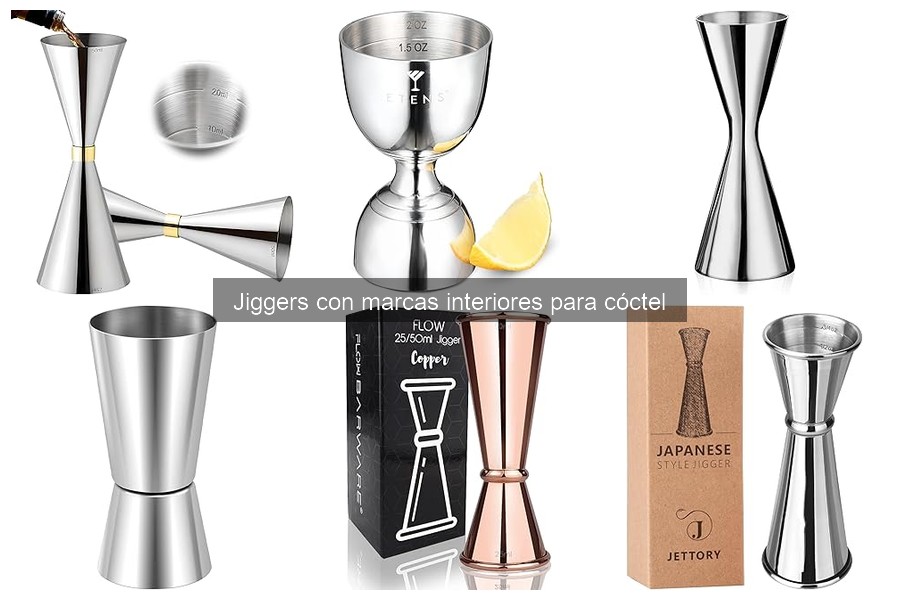 Problemas comunes al usar jiggers con marcas interiores