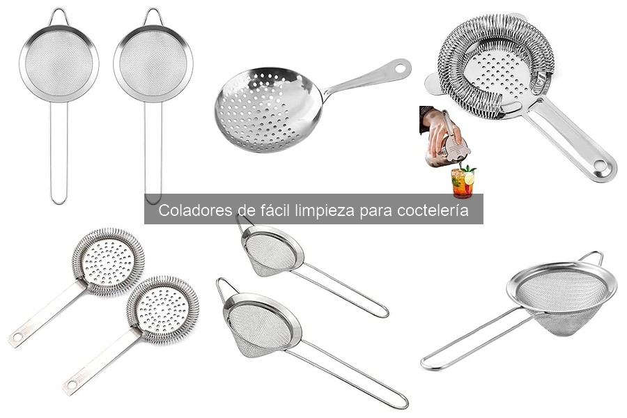 Problemas comunes con coladores de coctelería y soluciones