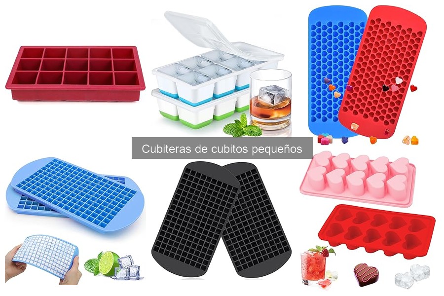Problemas comunes con cubiteras de cubitos pequeños