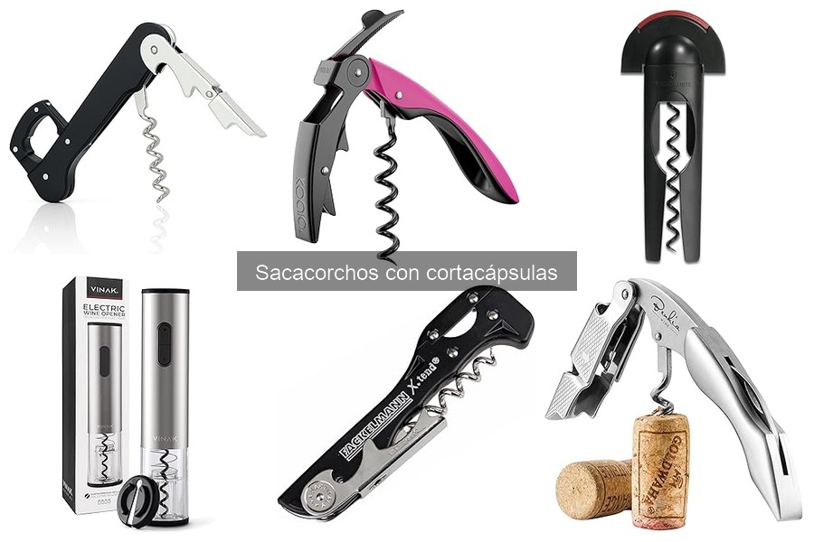 Problemas comunes con sacacorchos y cortacápsulas