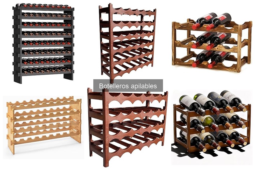 ¿Qué es un botellero apilable? Definición y características