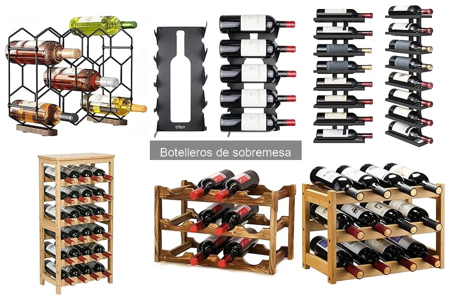 ¿Qué es un botellero de sobremesa? Características y usos
