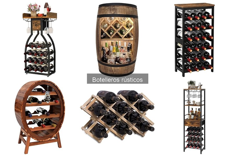 ¿Qué es un botellero rústico? Características y diseño