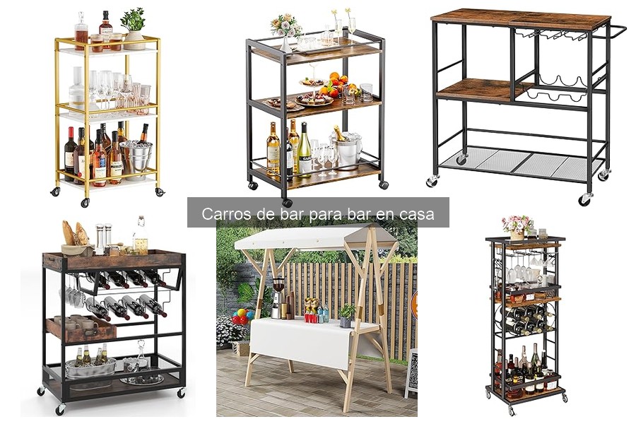 ¿Qué es un carro de bar y para qué se utiliza en casa?